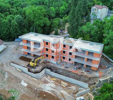 OPATIJA, IKA - stan u novogradnji s terasom i panoramskim pogledom na more, 260 metara od plaže - cover