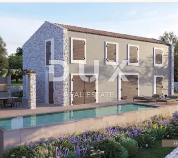 ISTRA, OPRTALJ – građevinsko zemljište s projektom i građevinskom dozvolom za luksuznu vilu s bazenom u srcu Istre - cover