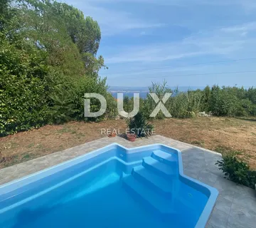 OPATIJA, IKA - stan u prizemlju s bazenom i pogledom na more! PRILIKA! - cover