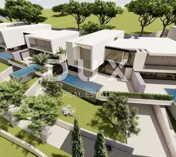 OPATIJA, BREGI- zemljište 3750m2 S 4 LOKACIJSKE DOZVOLE! za 4 exluzivne ville s bazenom i panoramskim pogledom na more - cover