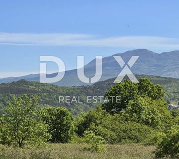 ISTRA, PIĆAN - Zemljište s građevinskom dozvolom i otvorenim pogledom na Učku - cover