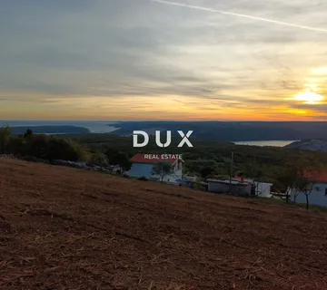 ISTRA, RABAC - Zemljište s građevinskom dozvolom i pogledom na more - cover