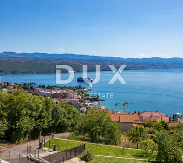 OPATIJA, MATULJI - zemljište za dvije zgrade s postojećom građevinskom dozvolom i pogledom na more - cover
