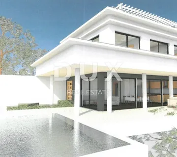 OPATIJA, LOVRAN, LIGANJ - zemljište S GRAĐEVNOM DOZVOLOM!!!! 1038m2 s panoramskim pogledom na more za stambenu zgradu - stanove - apartmane / villu s bazenom  - cover