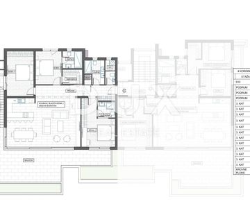 RIJEKA,TRSAT - vrhunski penthouse u ultra modernoj novogradnji na odličnoj lokaciji - cover