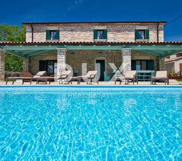 ISTRA, LOVREČ, OKOLICA - Savršena kamena vila s bazenom i dva pomoćna objekta - cover