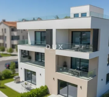 ŠIBENIK, SRIMA – Stan u novogradnji, pogled na more, lift, 60m od mora - cover