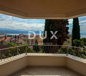 OPATIJA, CENTAR – stan za najam u luksuznoj novogradnji s pogledom i garažom, samo 80m od Lungomare - cover