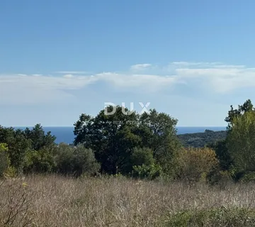 ISTRA, PERUŠKI - Građevinsko zemljište s pogledom na more - cover