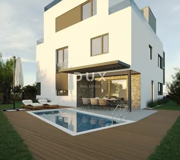 ZADAR, PAKOŠTANE - Stan novogradnja s vrtom i bazenom! - cover