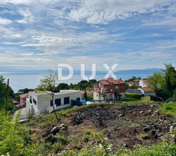 OPATIJA, LOVRAN - građevinsko zemljište za 9 stanova s panoramskim pogledom na more - cover