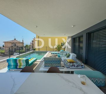  OPATIJA, CENTAR – luksuzan objekt od 155m2 s privatnim bazenom, wellness, concierge, recepcija, garaža - cover