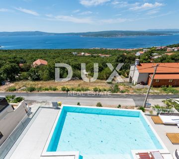 CRIKVENICA - Moderna vila s panoramskim pogledom na more! - cover