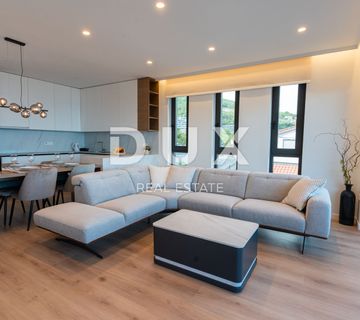 OPATIJA, CENTAR - stan 139m2 u novogradnji s vrtom, bazenom, garažom, pogled na more, centar Opatije - cover