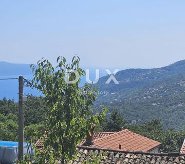 OPATIJA, VEPRINAC- građevinsko zemljište 2000m2 s pogledom na more za obiteljsku kuću/ villu/ apartmane/ kuću za iznajmljivanje - odmor s bazenom - cover