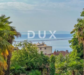 OPATIJA, CENTAR - rustikalna kamena kuća s okućnicom iznad centra Opatije, pogled na more - cover