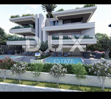 OPATIJA, LOVRAN - STAN J3 - 116m2 PENTHOUSE + BAZEN I TERASE/BALKONI 80,5m2 (243m2 BRUTTO - 171m2 NETO) - cover