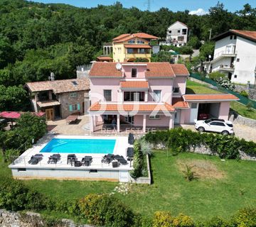 OPATIJA, IČIĆI, POLJANE- villa 500m2 s pogledom na more i bazenom + okoliš  1600m2 - cover