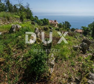 OPATIJA, LOVRAN, LIGANJ- građevinsko zemljište 1539m2 s pogledom na more - cover