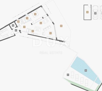 OPATIJA, CENTAR - luksuzan stan u posebnoj novogradnji iznad centra Opatije s bazenom i garažom - cover