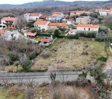 OTOK KRK, RISIKA - Građevinsko zemljište s otvorenim pogledom na more - cover