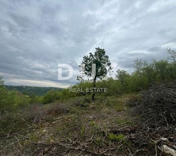 ISTRA,LABIN - Građevinsko zemljište s pogledom na prirodu - cover