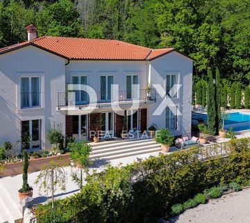 OPATIJA, BRSEČ- luksuzna vila 430m2 s bazenom i pogledom na more + uređena okućnica 2700m2 - cover