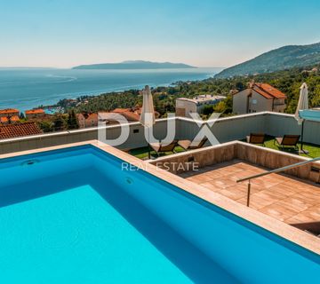 OPATIJA, IČIĆI - penthouse od 165m2 s panoramskim pogledom na more, bazen - cover