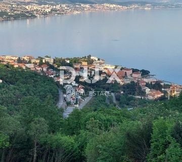 OPATIJA, KOLAVIĆI- građevinsko zemljište 7533m2 s panoramskim pogledom na more za obiteljsku kuću/ villu/ stambenu zgradu-stanove -apartmane/ kuću za iznajmljivanje - odmor s bazenom - cover