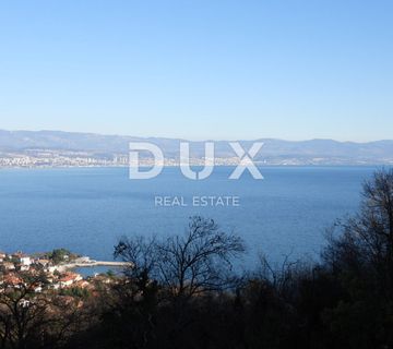 OPATIJA, LOVRAN, LIGANJ- građevinsko zemljište 1250m2 s panoramskim pogledom na more za stambenu zgradu–stanove /apartmane/obiteljsku kuću / villu / za kuće za iznajmljivanje sa bazenom / kuću za odmor sa bazenom - cover