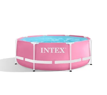 INTEX Metal Frame BAZEN roza 244 x 76 cm - London