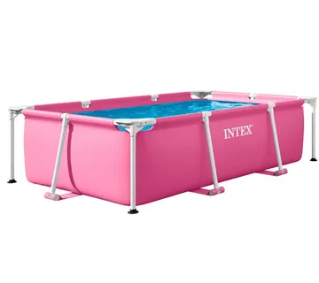 Pink Rectangular Frame bazen 220 x 150 x 60 cm - London
