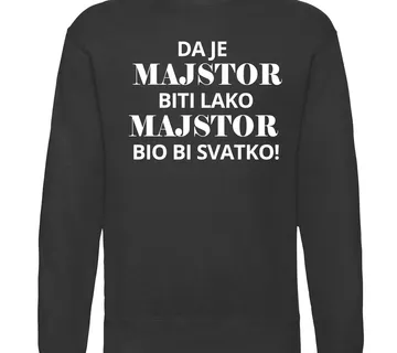 Pulover da je majstor biti lako - cover