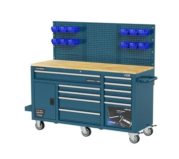 Kolica za alat s panelom plava visine 149 cm - cover