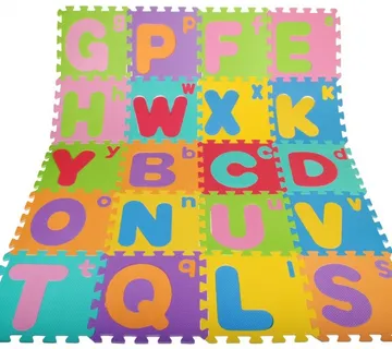 Edukativna podloga za igru - puzzle velika i mala slova - cover