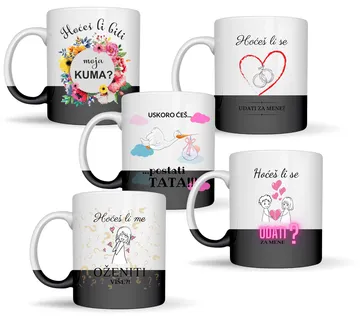 Magične šalice s natpisom - cover