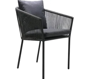 Outdoor stolica Salerno, Materijal: Aluminij/Poliester - cover