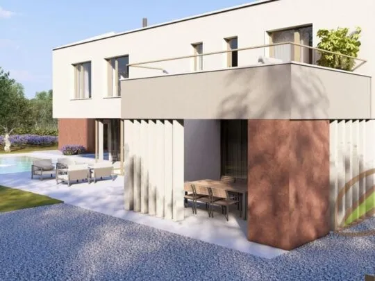 Luksuzna moderna vila s bazenom Labin, Istra – Vila A - cover