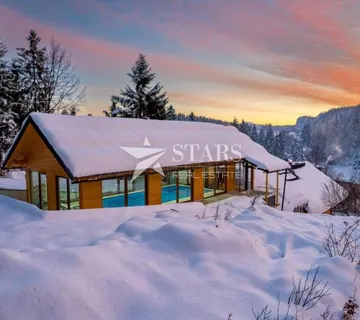 Gorski kotar, Tršće - luksuzna vila za odmor sa bazenom u šumskom okru - cover