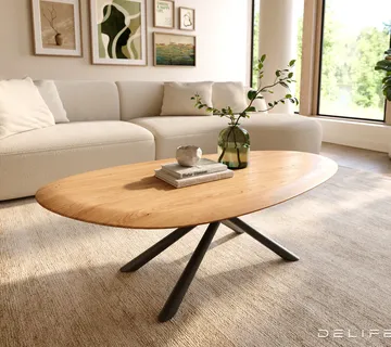 Klub stolić Edge 140x75cm, Materijal: Hrast - cover