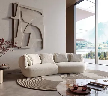 Sofa Roya 320x138cm, Materijal: Boucle - cover