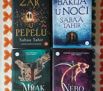 Sabaa Tahir - Žar u pepelu serijal 1 - 4 - cover