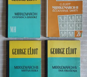 ELIOT MIDDLEMARCH 1 - 4  Gospodica Brooke IsceKIVANJE SMRTI  DVA - cover
