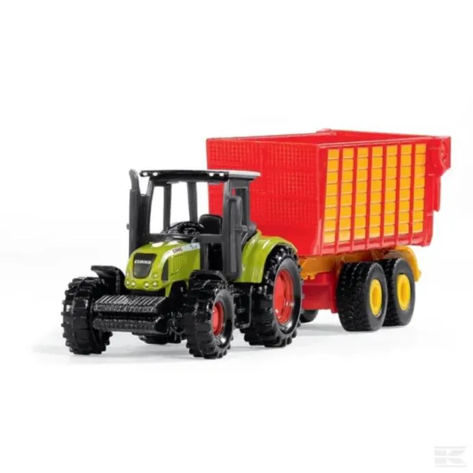 Siku traktor Claas sa prikolicom - cover