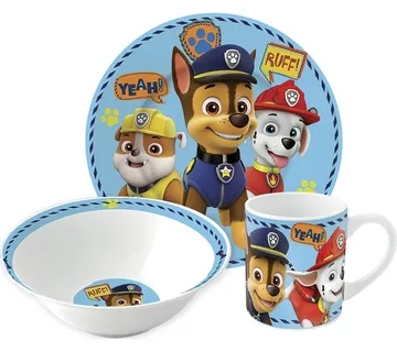 Pribor za jelo keramički Paw Patrol - cover