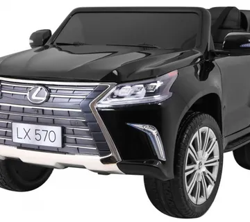 Licencirani auto na akumulator Lexus LX570 4x4 - dvosjed - crni - cover