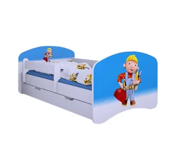 Drveni dječji krevet Happy Bob s ladicom – 200*90 - cover