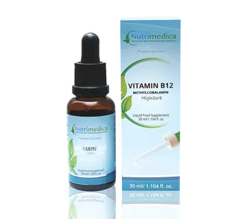 B12 kapi – Metilkobalamin 30 ml (oko 700 kapi), Nutrimedica - cover