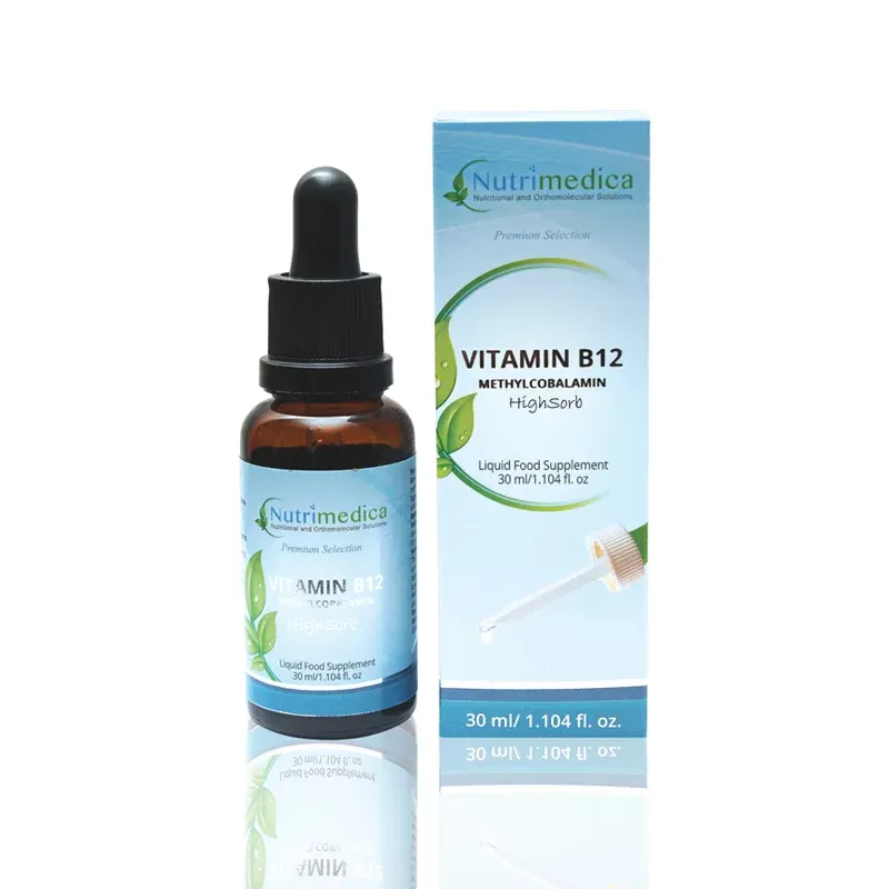 B12 kapi – Metilkobalamin 30 ml (oko 700 kapi), Nutrimedica - cover