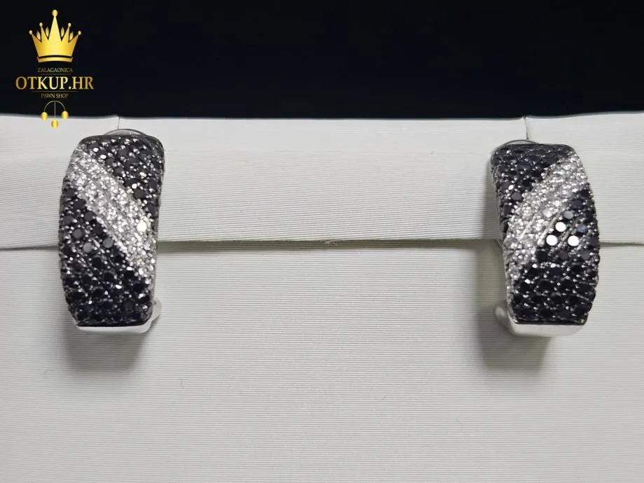 ZLATNE NAUŠNICE S DIJAMANTIMA 5.22G 0.43CT 14K / R1, RATE! - cover